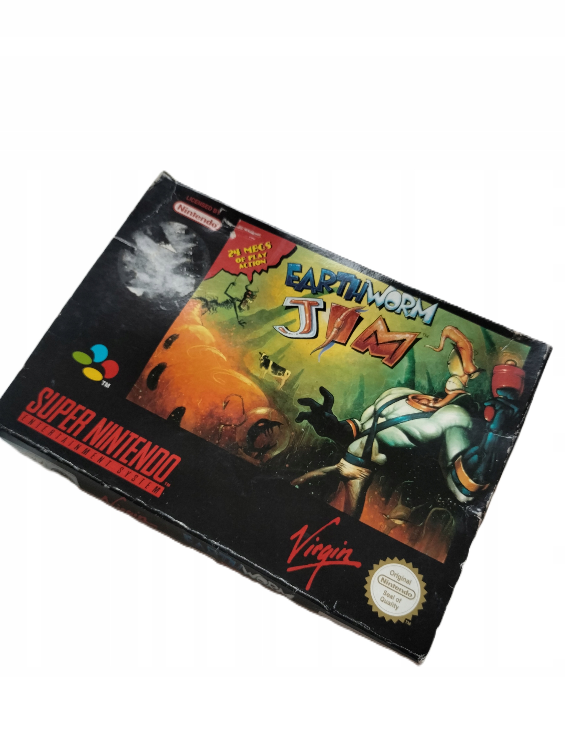 EARTHWORM JIM SNES PAL NINTENDO ENG