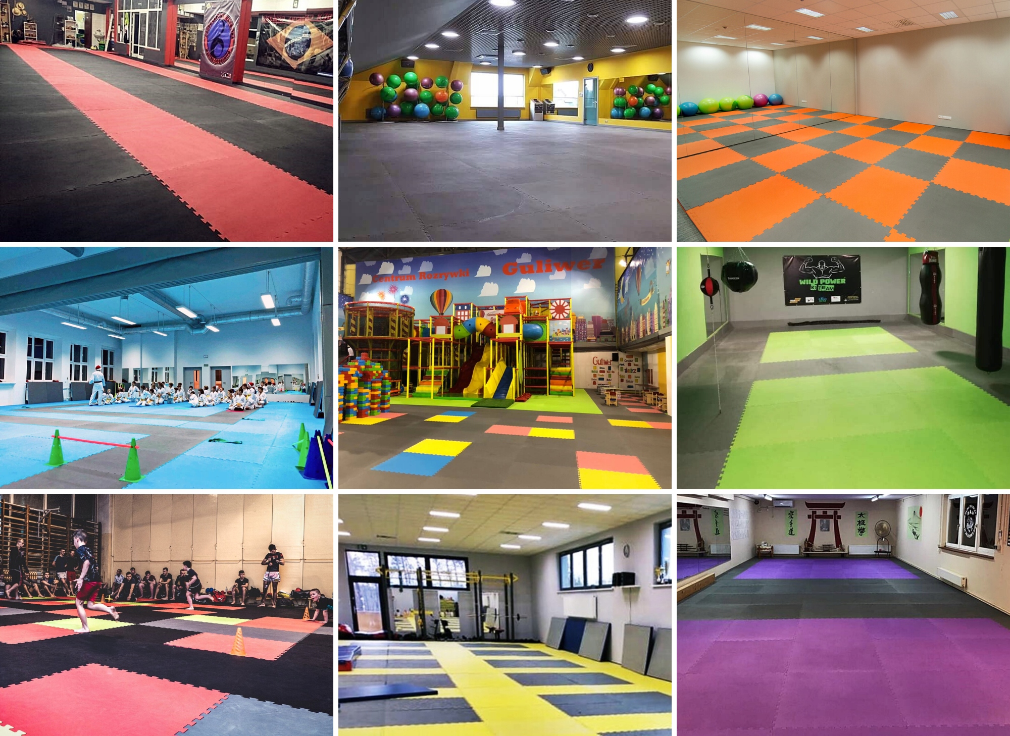 Mata 1,5cm ochronna pod sprzęt basen puzzle 1m2 Model Pro