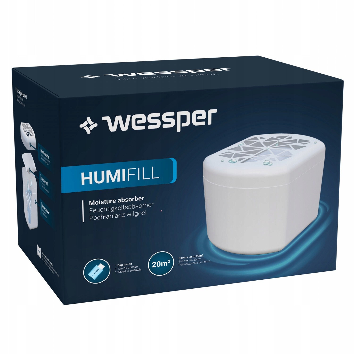 

Wessper Humifill Pochłaniacz Wilgoci Wkład 250g