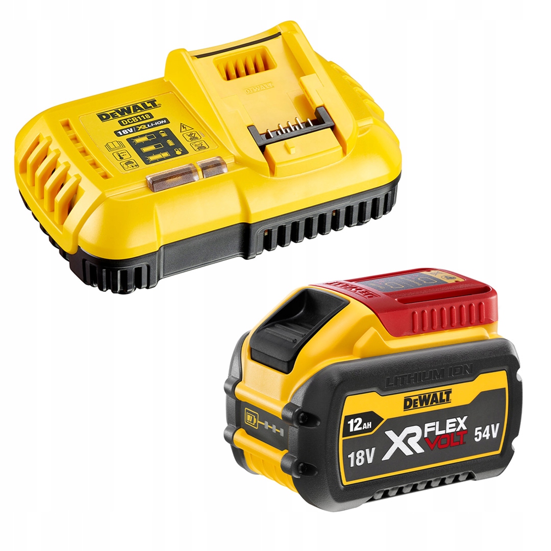 Sada DeWALT: Nabíječka DCB118 akumulátor FlexVolt DCB548 12Ah