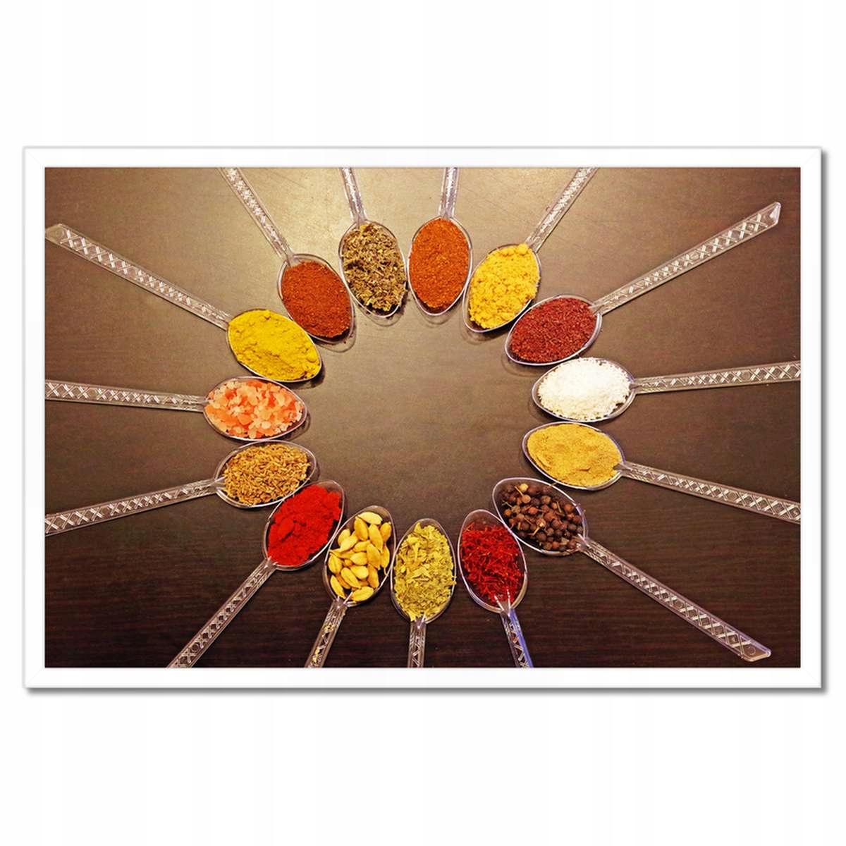 Plakáty v rámu 60x40 Koření na lžíci MIX