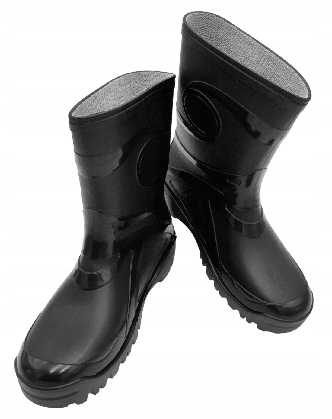 KALOSZE GUMOWCE POLSKIE MĘSKIE YOUNG 2 BLACK DEMAR 40 Wysokość cholewki 23 cm