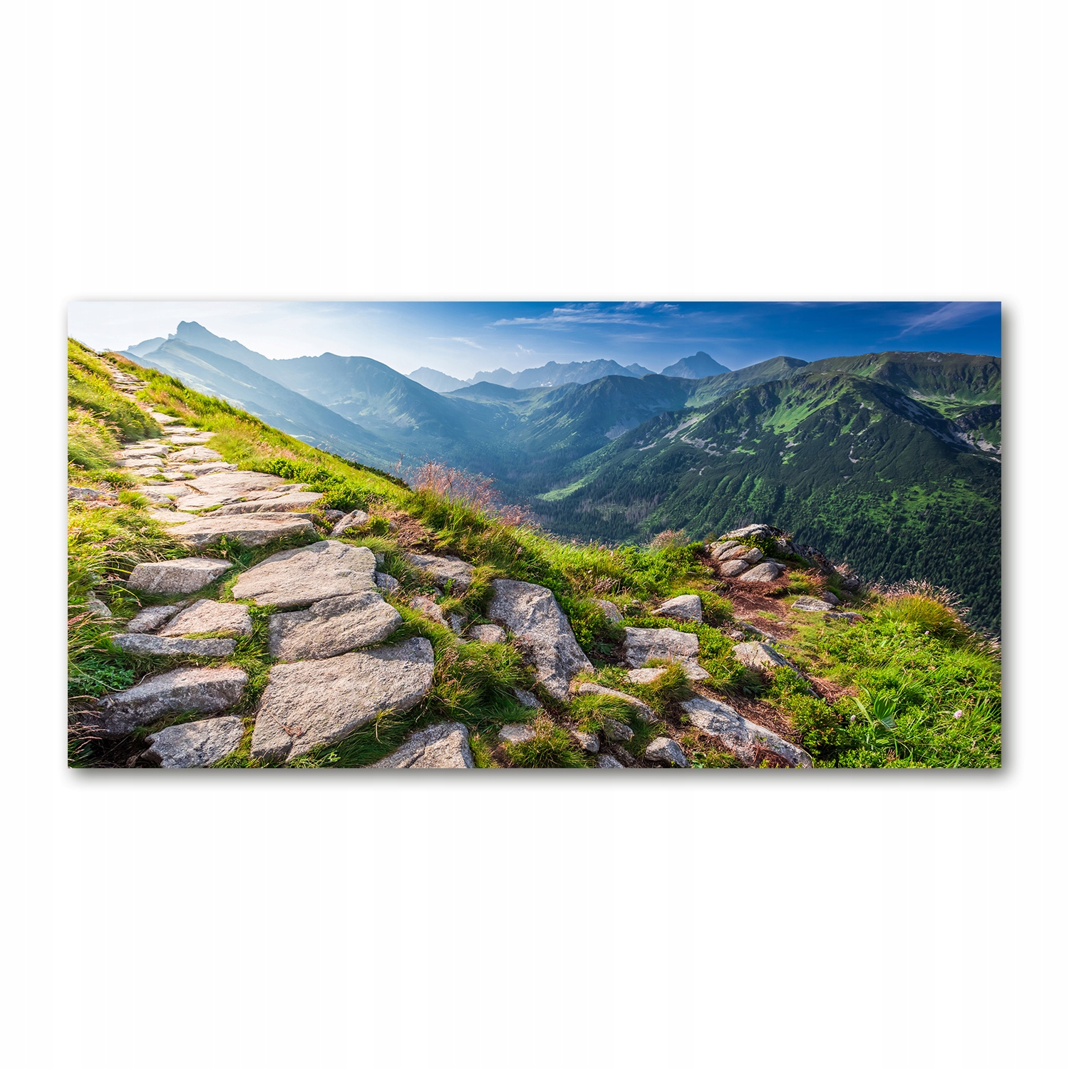 

Foto obraz szkło akryl Wschód słońca Tatry 120X60