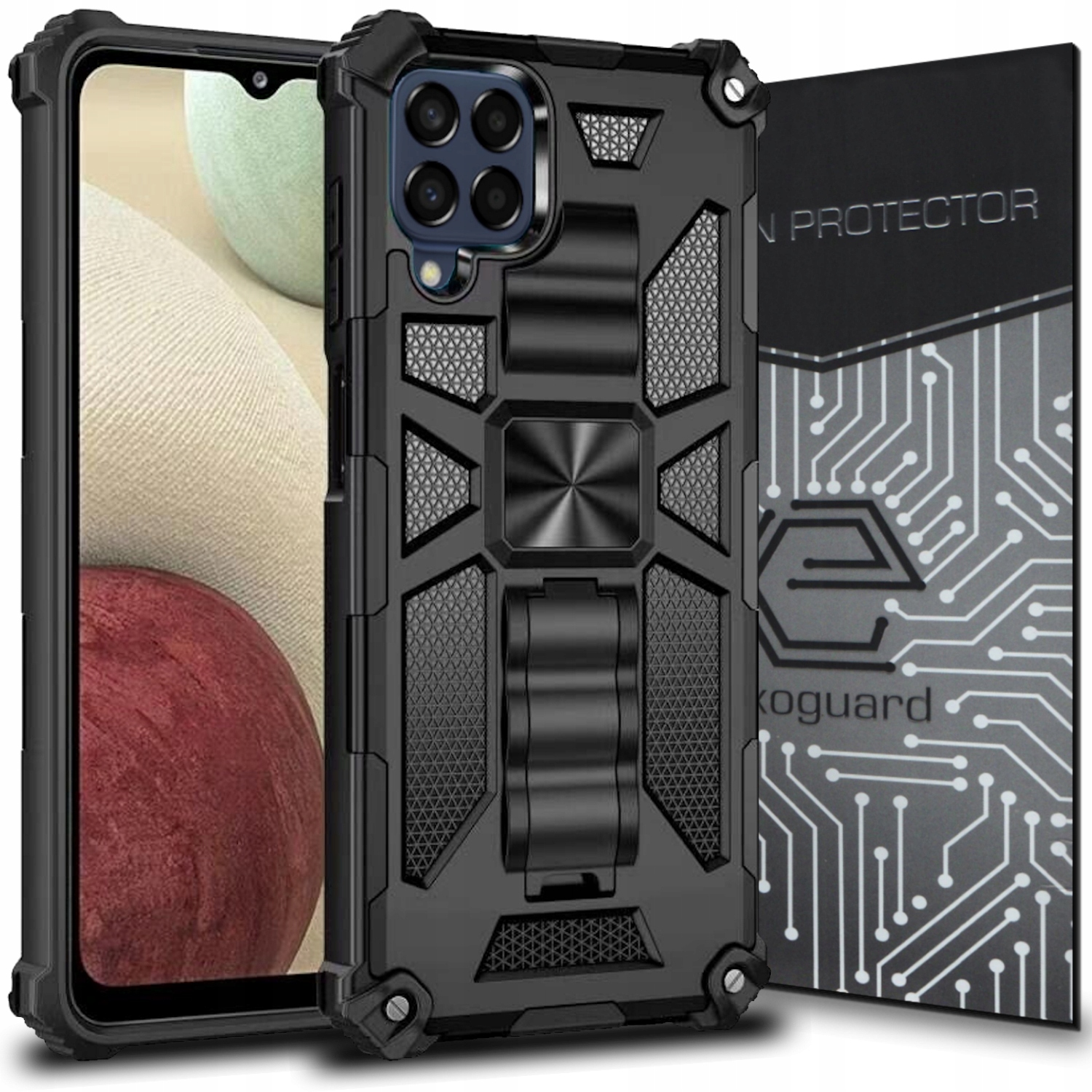 

Etui Pancerne Case+szkło do Samsung Galaxy M33 5G