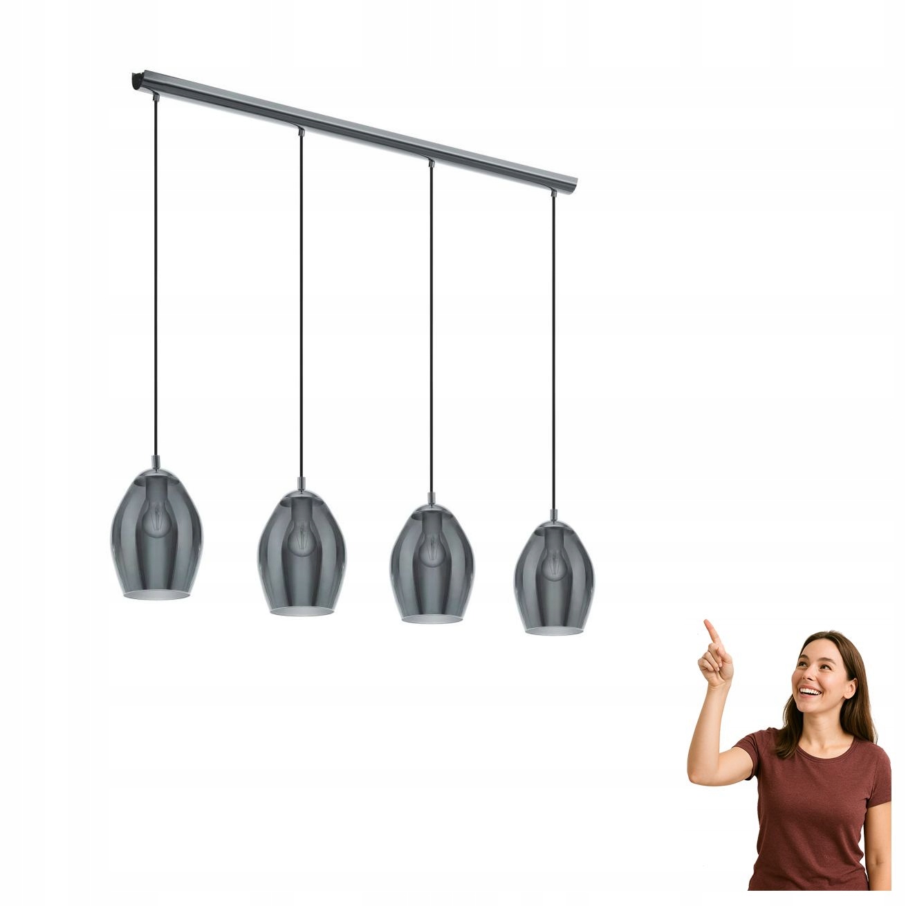 Závesná lampa Estanys 39566 Eglo