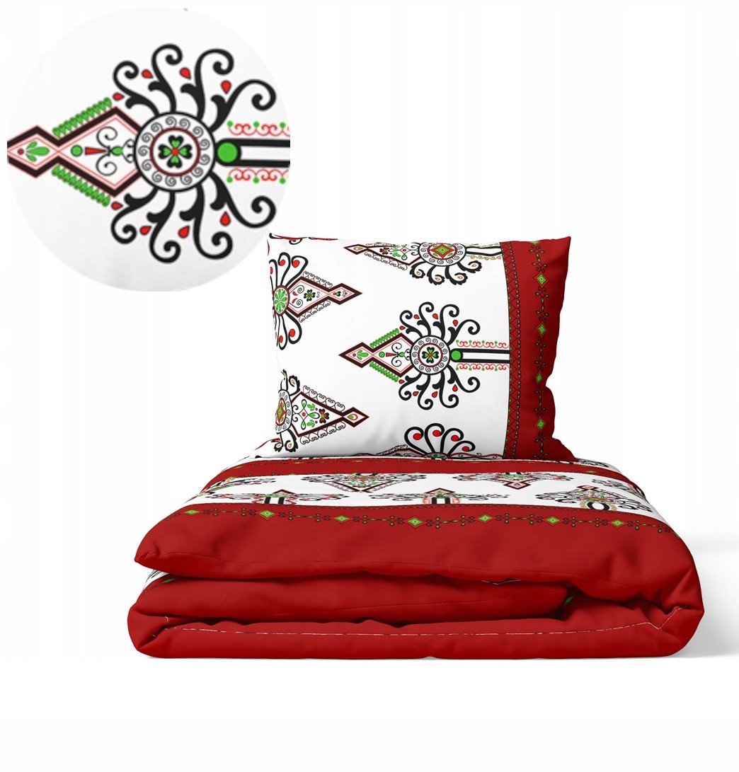 Sada Povlečení 160x200 2x70x80, 100% Bavlna, 140 g/m2, vzor: Pařeniště