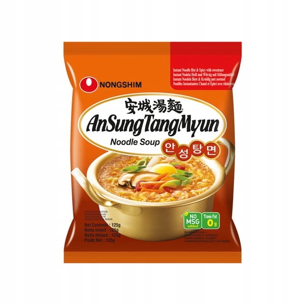 

Ostra Koreańska Zupa Miso Z Makaronem Ramen 125g