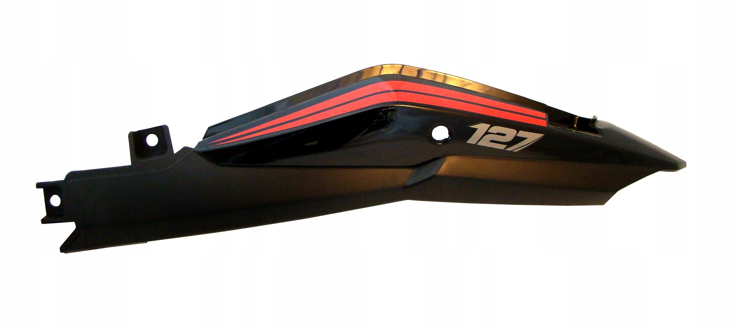 T24484 - JUNAK 127 ЗАДНИЙ ЩИТОК ЛЕВЫЙ ЧЕРНЫЙ И КРАСНЫЙ