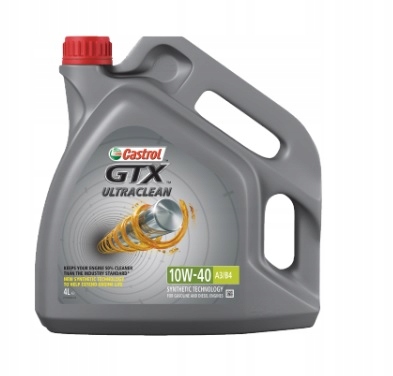 

Olej Castrol 10W40 Gtx Ultraclean 4L