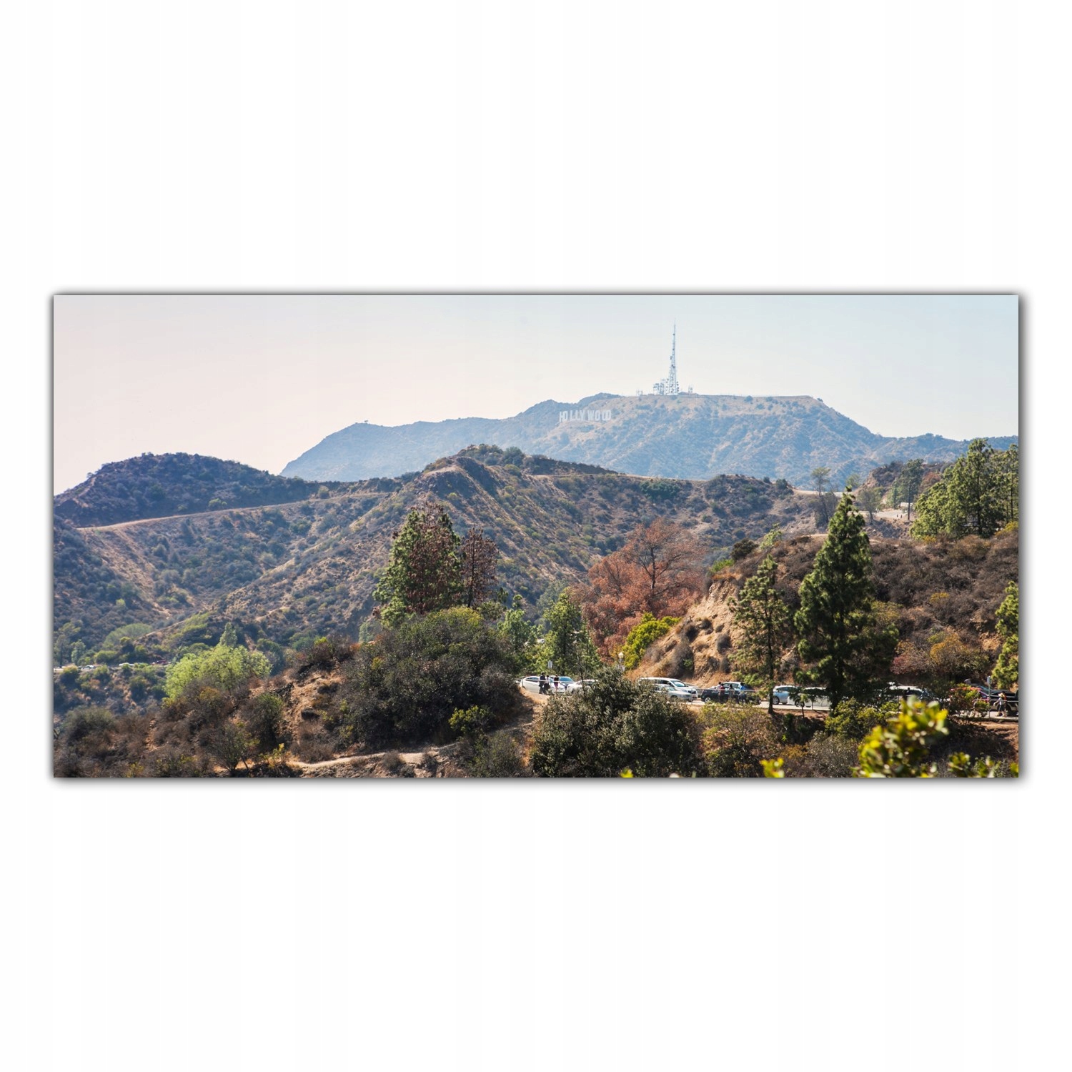 

Obraz na szkle Foto Góry Hollywood Miasto 100x50