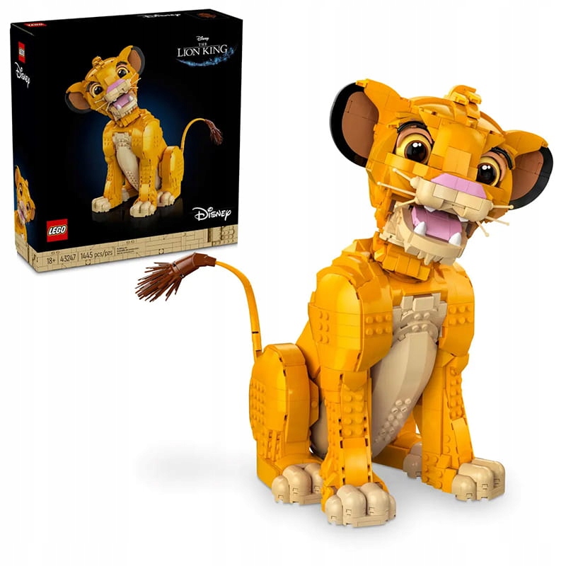 Lego Disney Classic Lví král Král Mladý Simba Stavebnice Sada 1445 Dílků