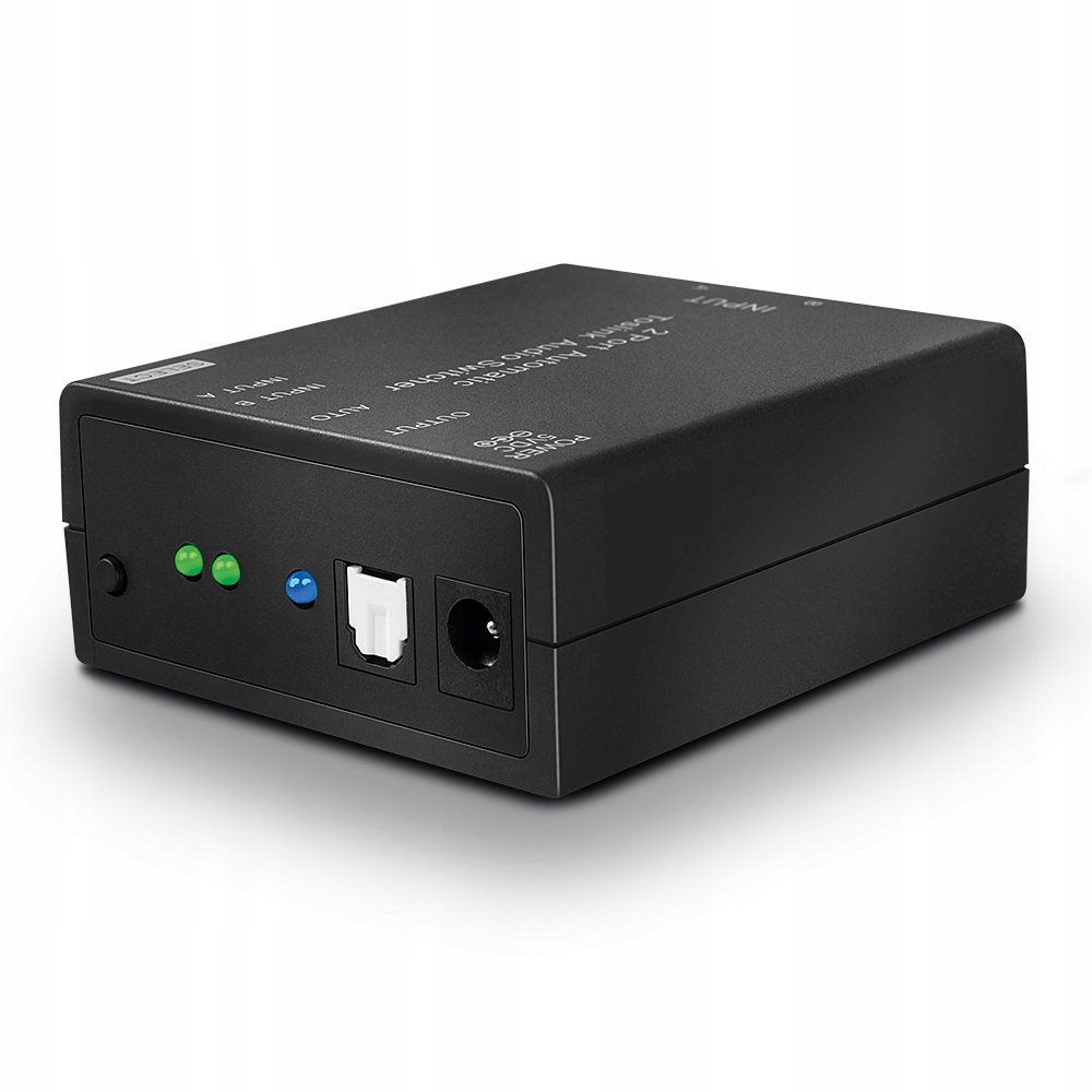 

Rozdzielacz switch audio optyczny Toslink 2 porty