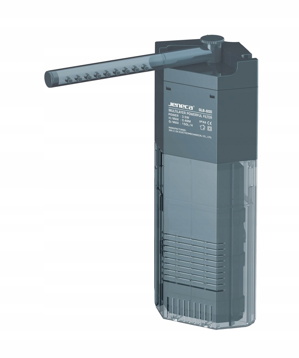Levně Jeneca Vnitřní Rohový filtr GLB-600 150L/h do 50L