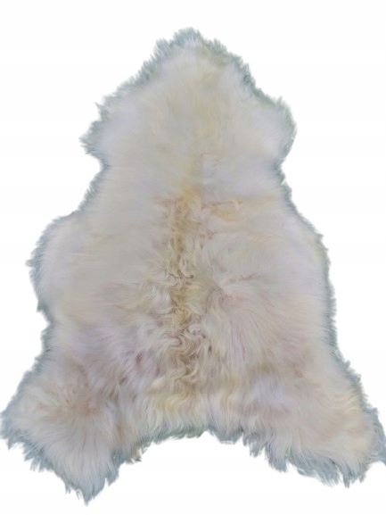 Bílá ovčí kůže 2. třída Přírodní dekorativní ovčí kůže