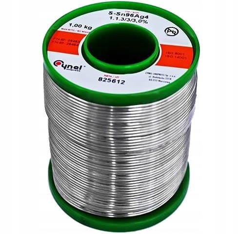 SA96-200-100C bezolovnaté pojivo Sn96Ag4 tinol 2 mm 1 kg