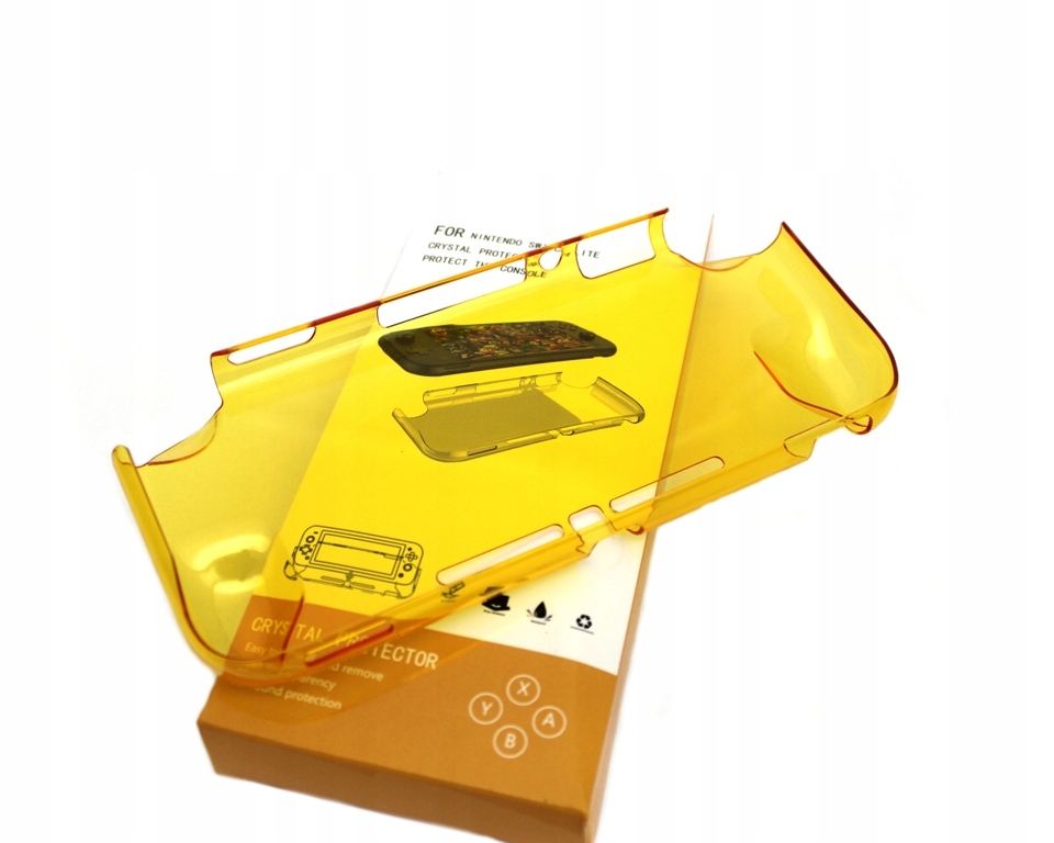 You2K Grip etui crystal case plecki na konsolę Nintendo Switch Lite żółty