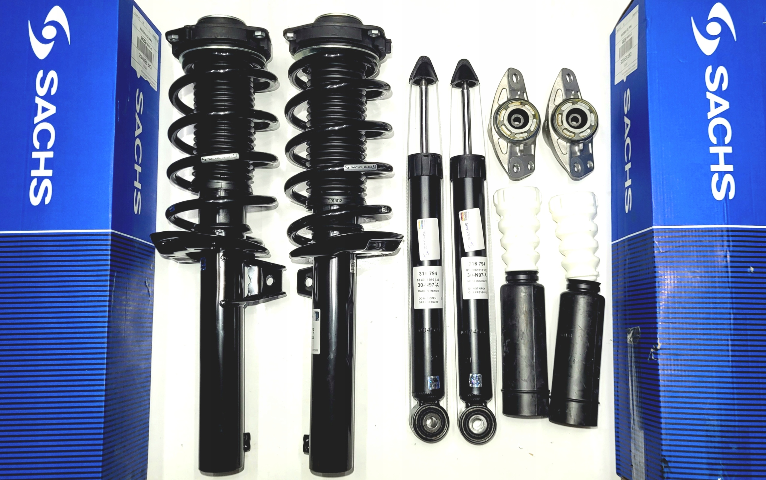 

4X Sachs Amortyzator 2x Sprężyna Skoda Superb II