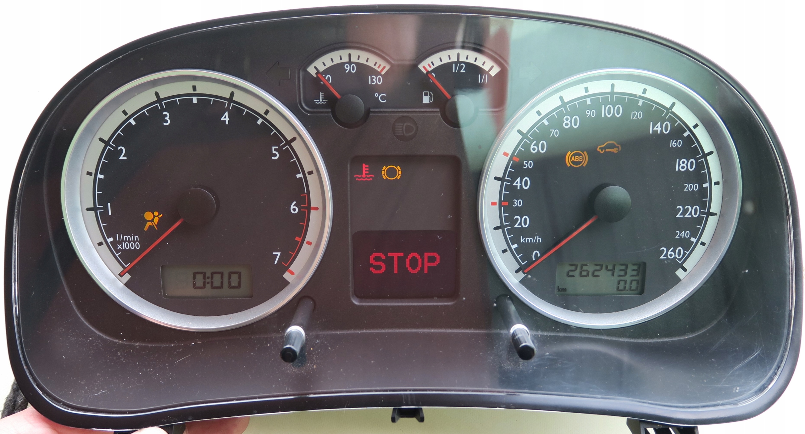 LICZNIK SPORT BENZYNA 1/2 FIS 262TYS. VW GOLF 4 IV BORA