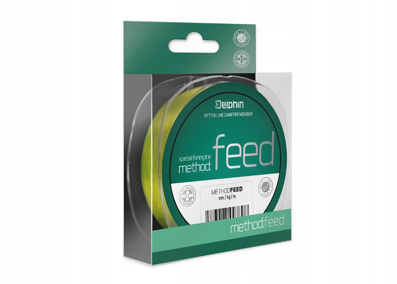 Żyłka Delphin Method Feed żółta 0,18mm 3,0kg 150m
