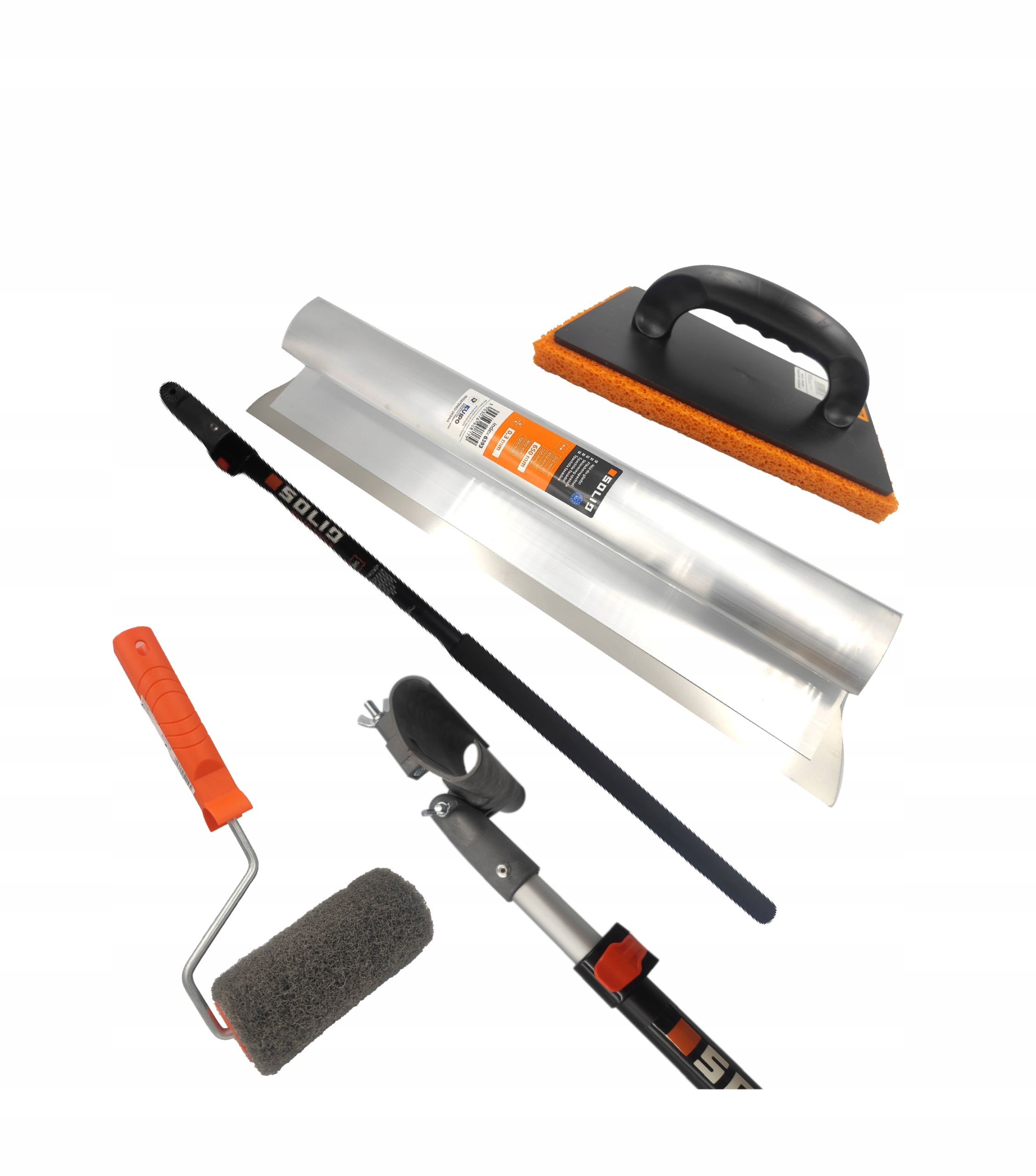 

Solid Nóż 65cm Kij Teleskopowy Adapter Wałek Paca