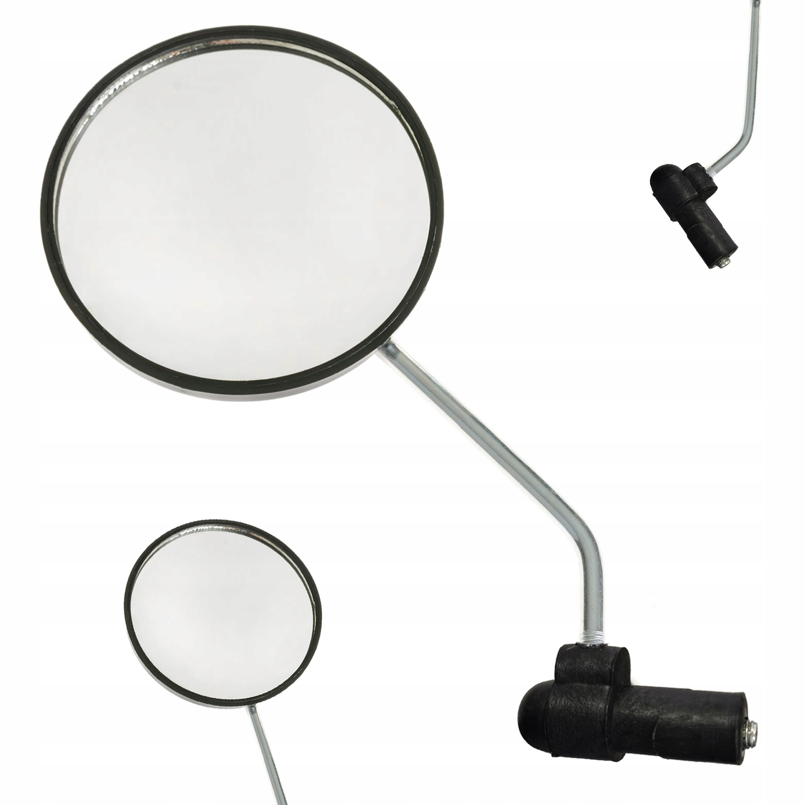 LUSTERKO ROWEROWE OKRĄGŁE WEWNĘTRZNE DUŻE 110 MM