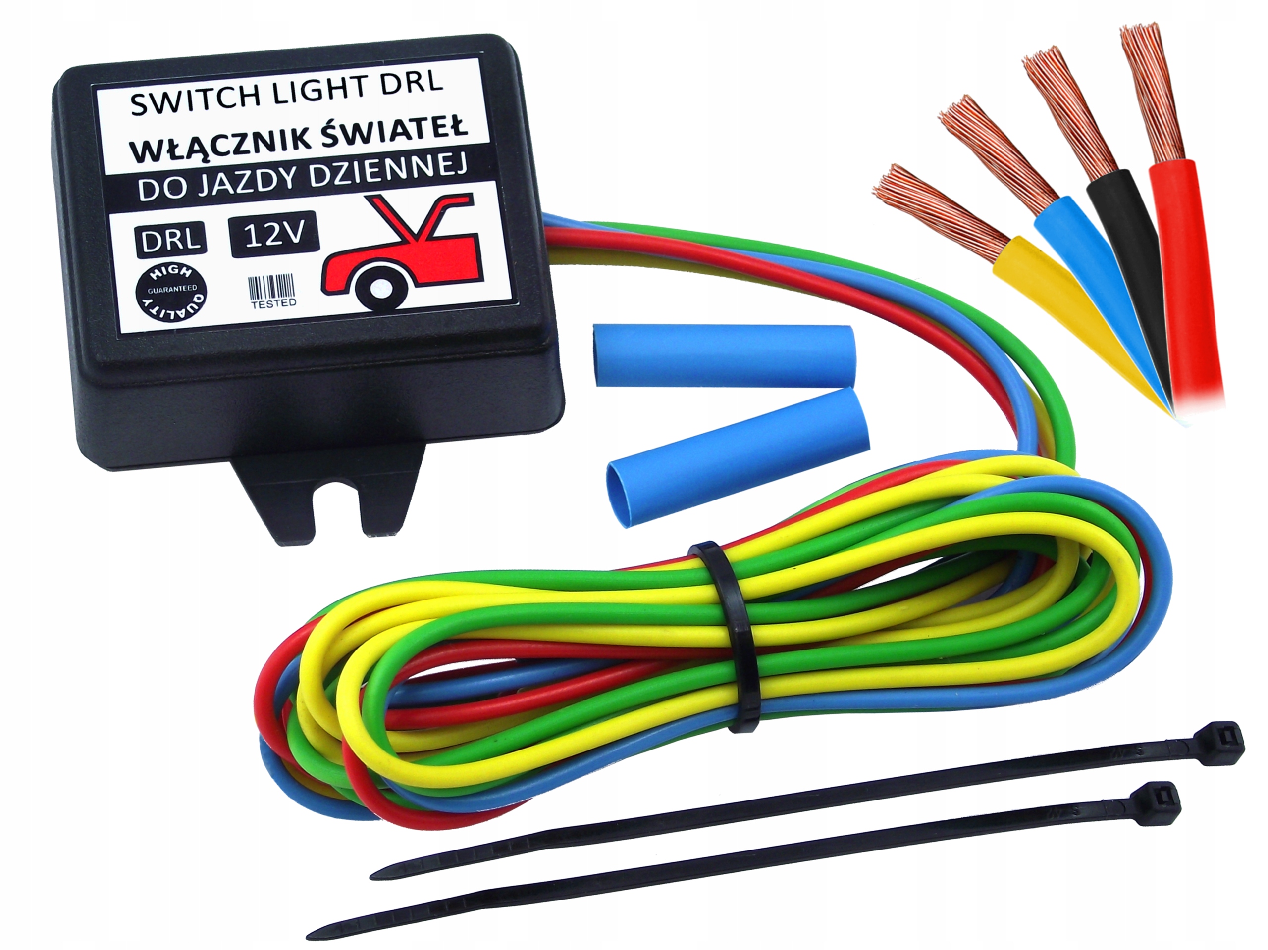 PRZEKAŹNIK MODUŁ WŁĄCZNIK AUTOMAT Światła do jazdy dziennej dzienne