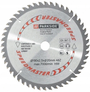 PIŁA TARCZOWA PILARKA PARKSIDE 1350W LASER 190mm Napięcie akumulatora 0 V