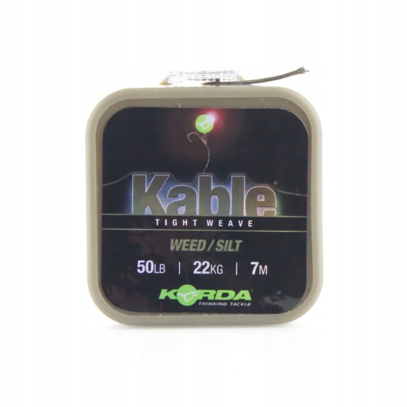 Korda Kable Tight Weave Leadcore Weed/SIlt 7m