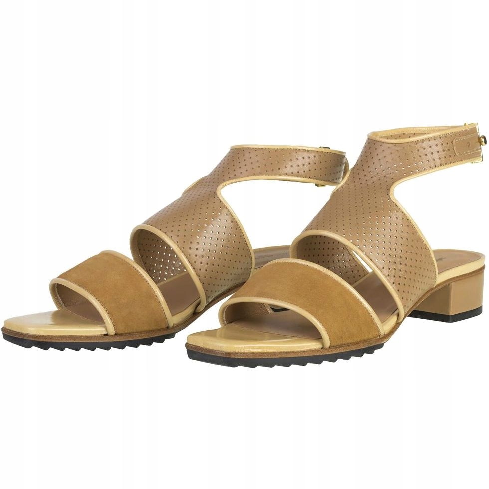 Lacoste Dámské kožené sandály na sloupku Elegantní kožené 39,5