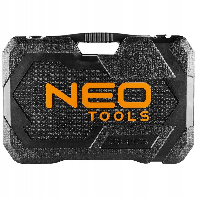 NEO TOOLS Klucze nasadowe 1/2", 3/8" , 1/4", zestaw 233 szt. 10-078 ZESTAW Liczba elementów w zestawie 233