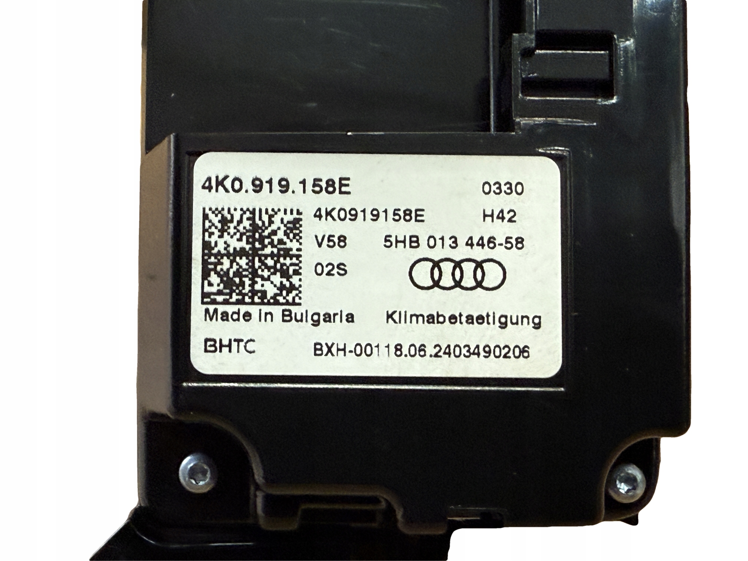 AUDI A6 A7 4K C8 PANEL klimaanlage heck 4K0919158E