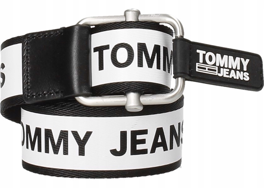 Tommy Hilfiger Pásek AM0AM06222 80 cm Tjm Logo Tape Rev Web Belt 3.5