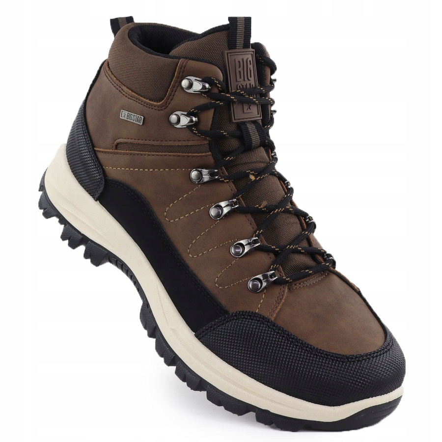 Pánské nezateplené trapery hnědé Big Star SS174049 43