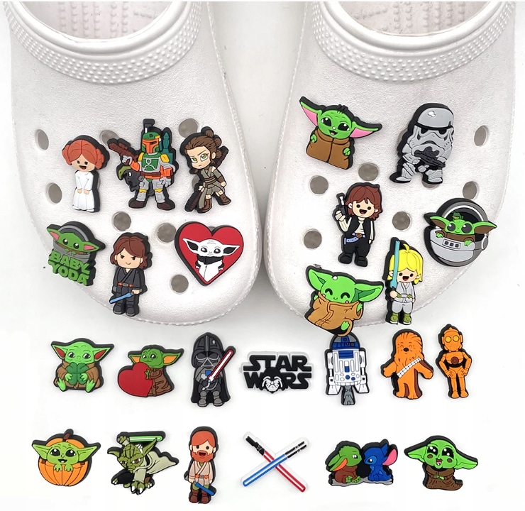 Piny Připínáčky Na Boty Crocs Wpinki Star Wars Hvězdné války 25 kusů