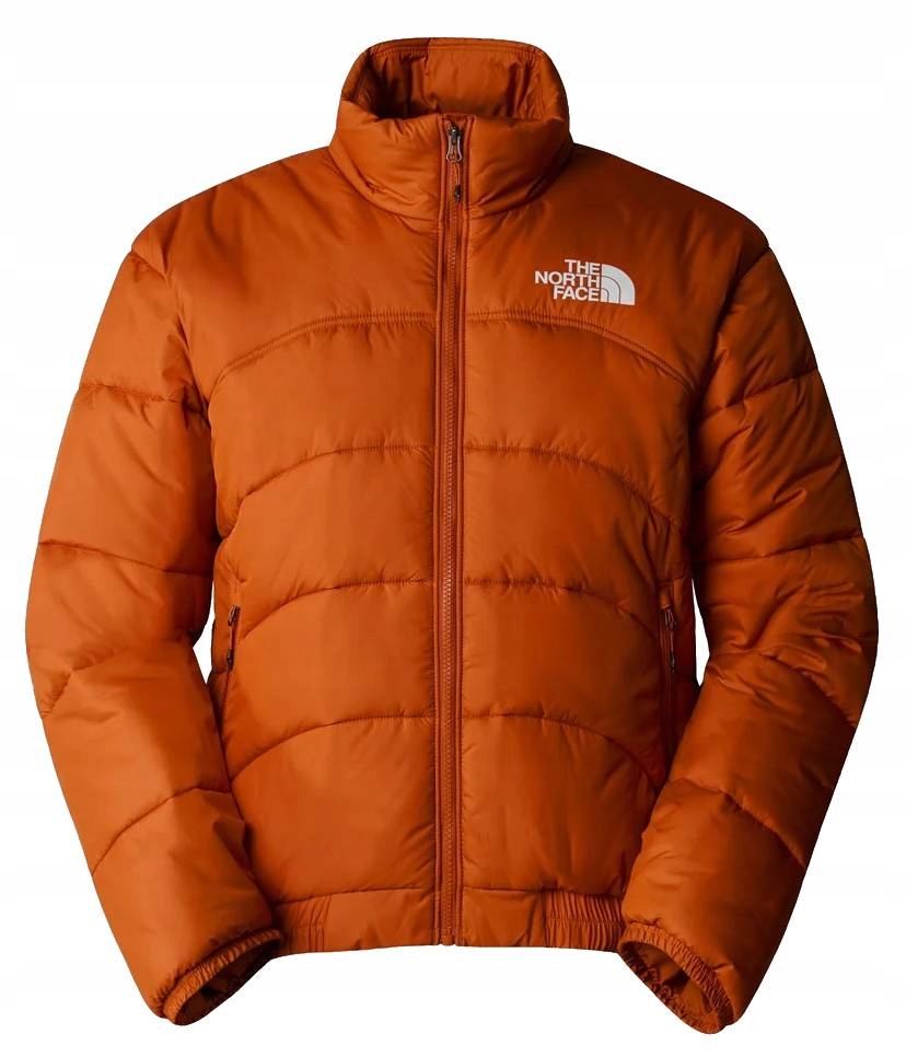 Zimowa męska kurtka puchowa The North Face Jacket pikowana bez kaptura r. L