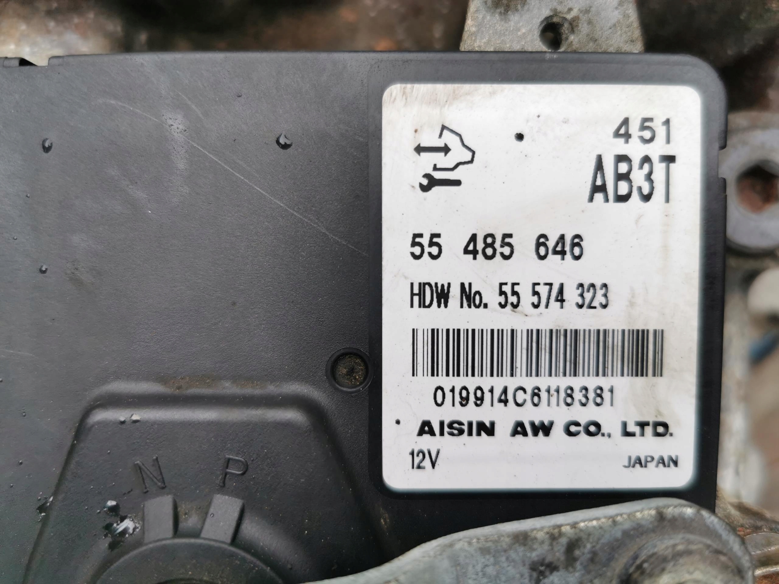 Getriebe AUTOMATYCZNA OPEL TF-80SC AF40 5JBT 55485512A