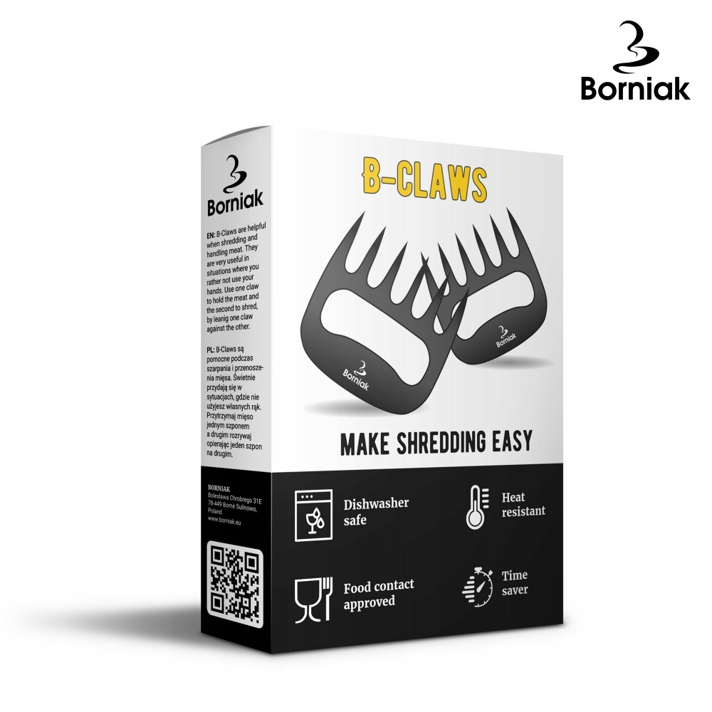 B-Claws BBQ Pazury do szarpania mięsa Borniak Kod producenta BC-01
