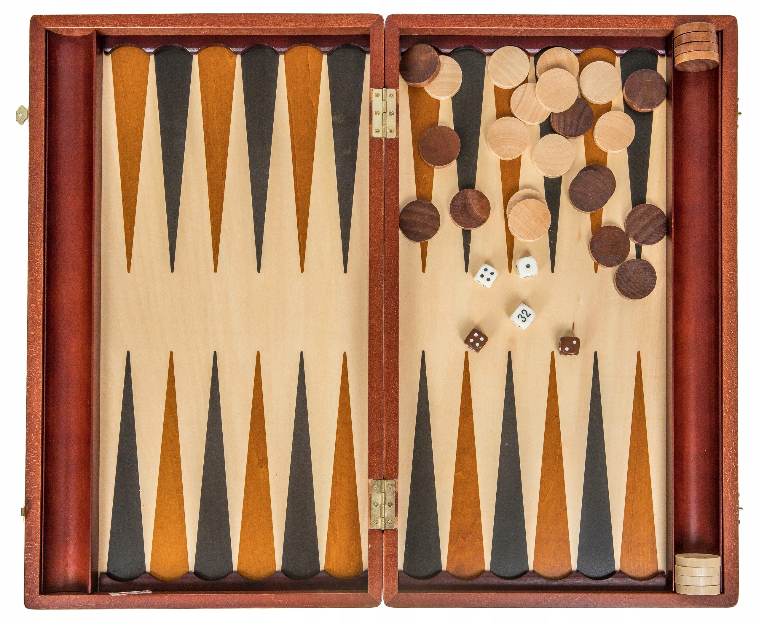 SQUARE - Backgammon - Exclusive 48 cm - Mahoń EAN (GTIN) 5902751362046