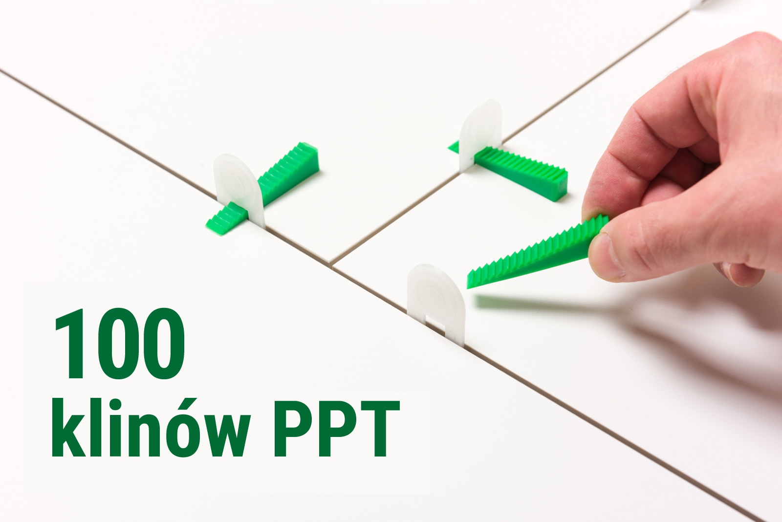 

System poziomowania płytek Ppt kliny 100 szt