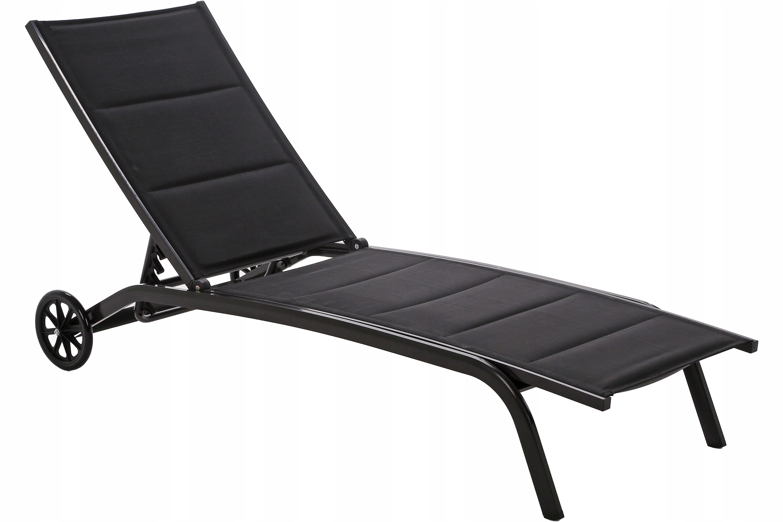 

Leżak ogrodowy aluminiowy Ibiza Black Black
