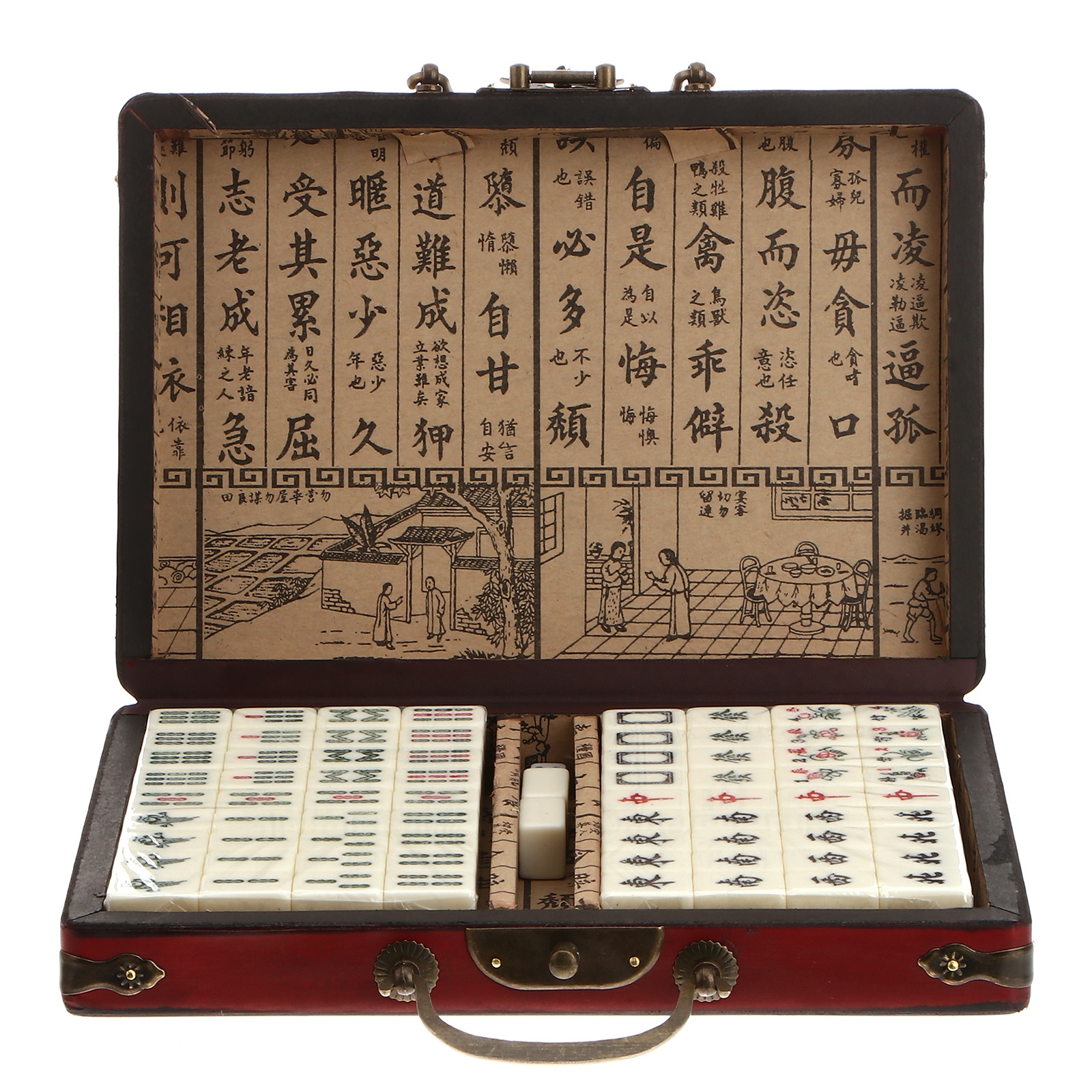 MAHJONG SET CHINESE MAHJONG GAME Minimalna liczba graczy 4