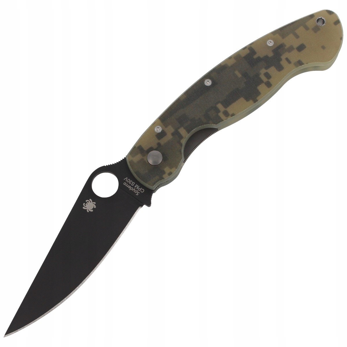 Nóż składany Spyderco Military Digital Camo G10, Black (C36GPCMOBK)