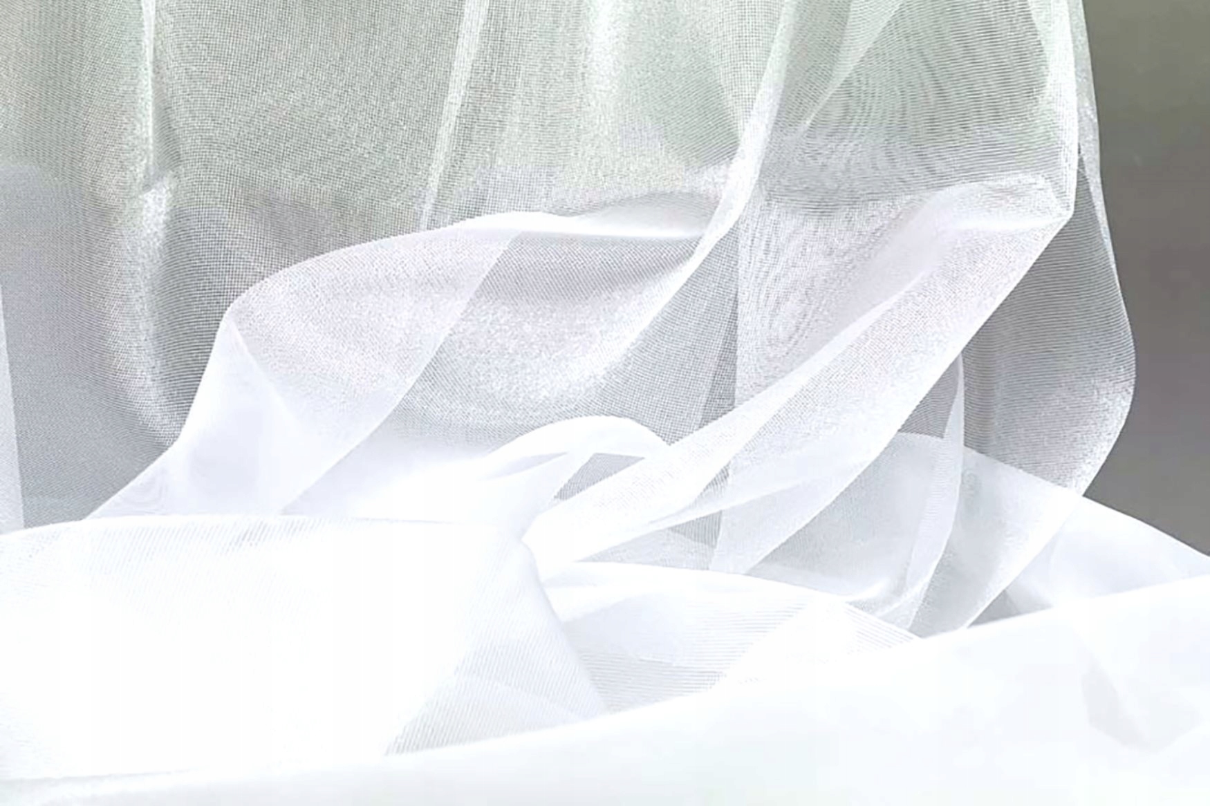 FIRANA GOTOWA 400x250 WOAL BIAŁA ZASŁONA NA ŻABKI Marka HomeView