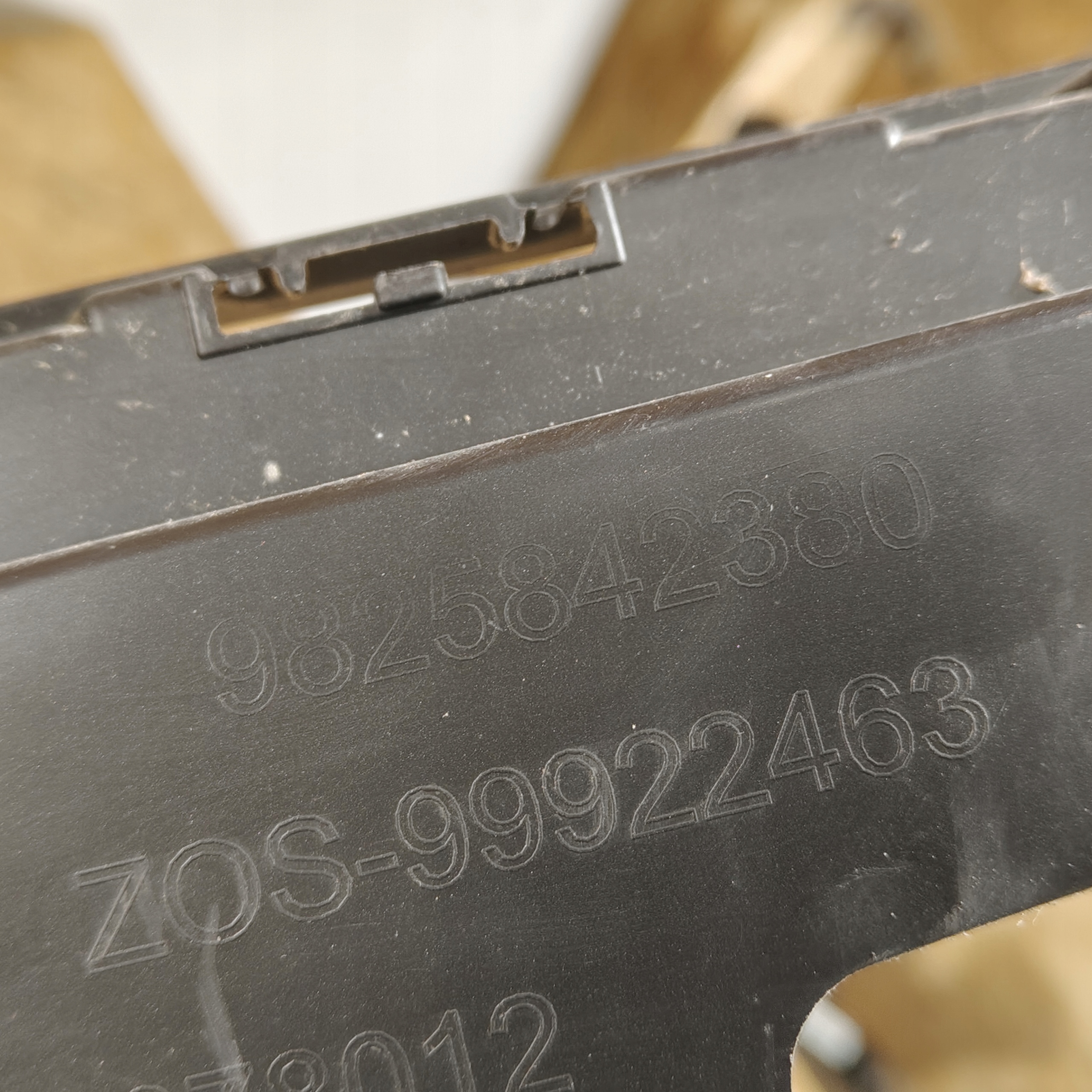 bumper bracket rear part PEUGEOT 2008 II 9825842380