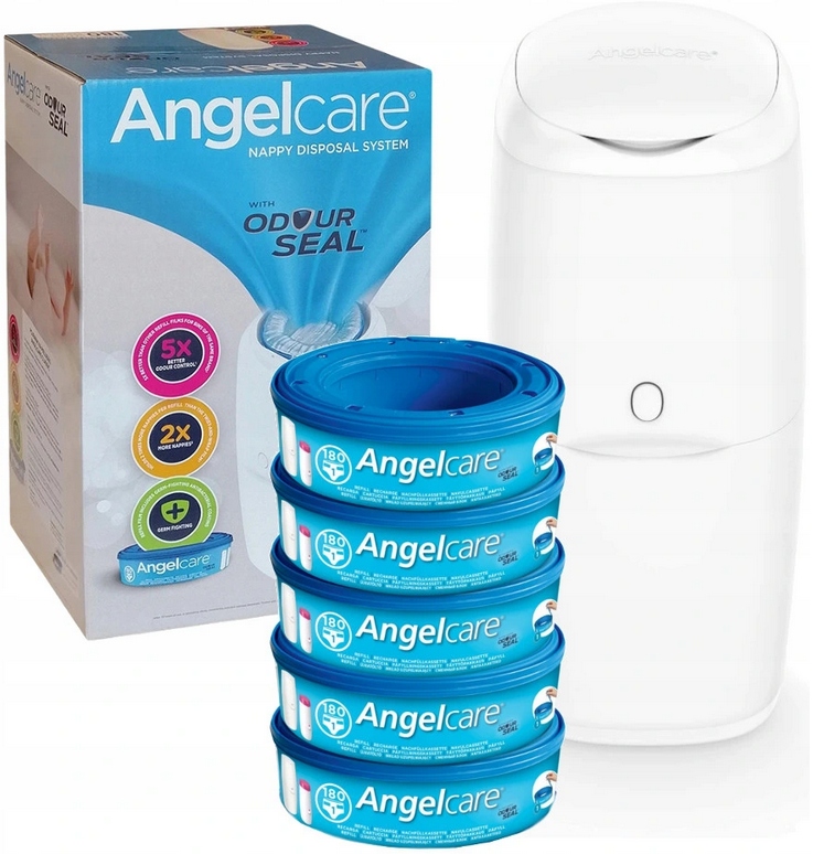 

Angelcare Pojemnik Kosz Na Pieluchy 5 Wkładów
