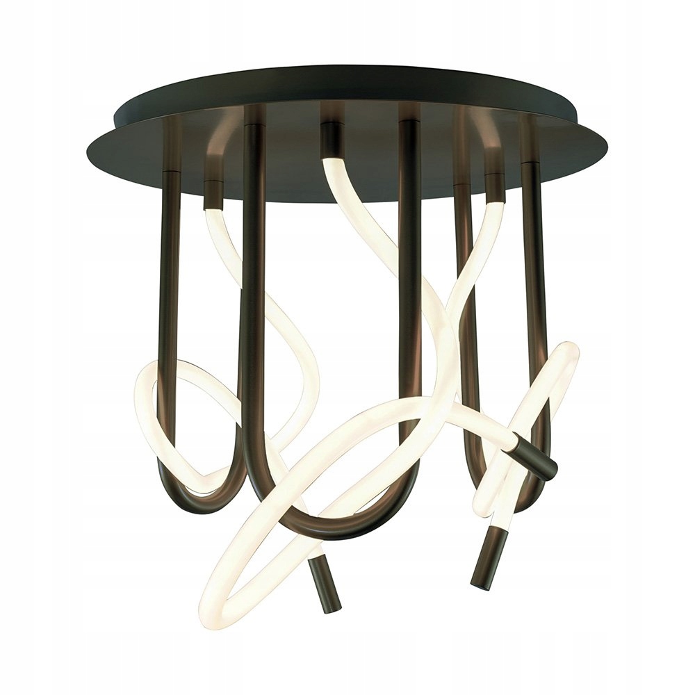 Čierna efektná stropná Led lampa 45W Balbo 2023573-BK Zuma Line