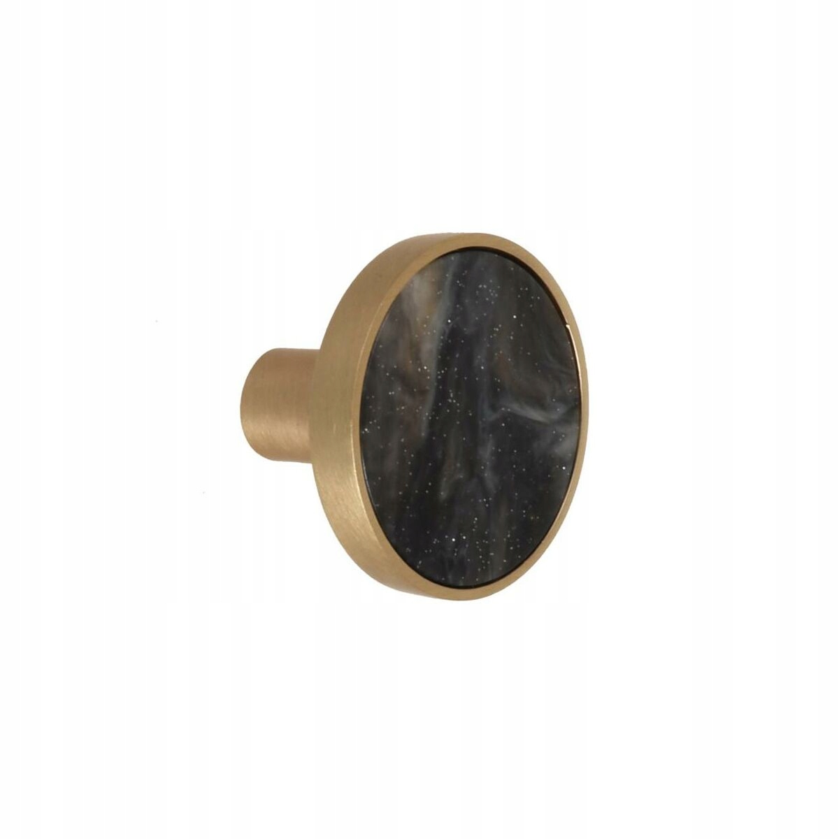 

Gałka Meblowa Perla Black Złota 32MM