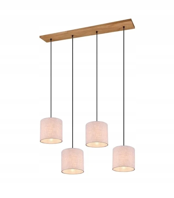 Závěsná lampa se stínítky, skandinávská, šedá Trio