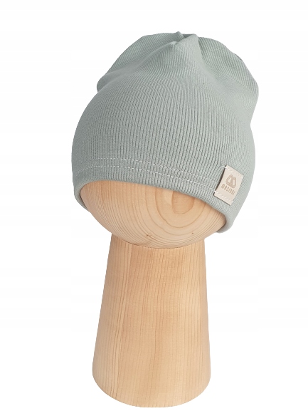

Czapki Prążek, Czapka Na Główkę, Oliwka 36-39cm