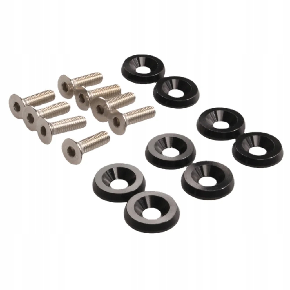 Universal Aluminum Jdm Engine Bay Dress Up Kit Fender Washers M6 B